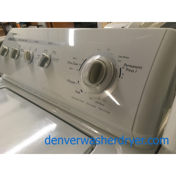 Nice Kenmore 80 Series Set, Electric, Agitator, 29″ Wide, Super Capacity, Quality Refurbished, 1-Year Warranty!