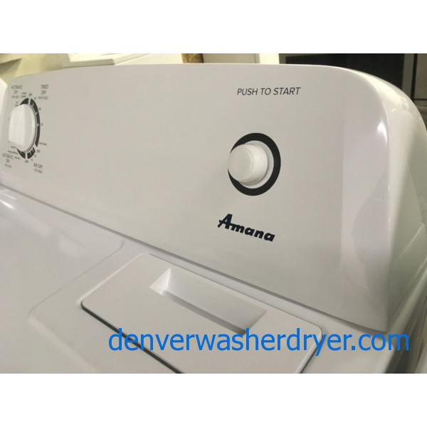 Awesome Amana Set, Electric, Agitator, 29″Wide, Quality Refurbished, 1-Year Warranty!