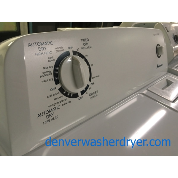 Awesome Amana Set, Electric, Agitator, 29″Wide, Quality Refurbished, 1-Year Warranty!