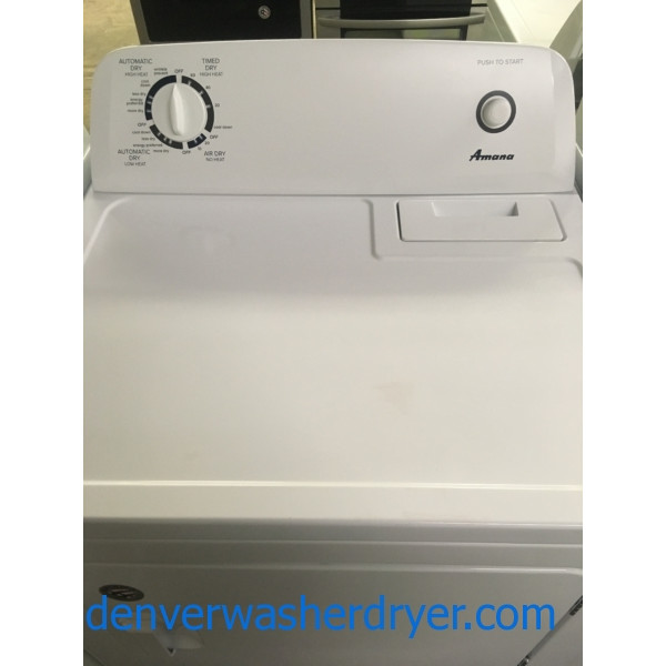 Awesome Amana Set, Electric, Agitator, 29″Wide, Quality Refurbished, 1-Year Warranty!