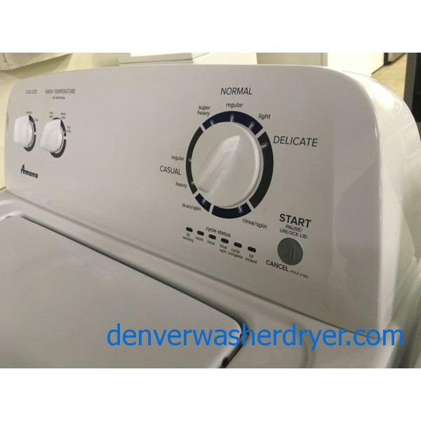Awesome Amana Set, Electric, Agitator, 29″Wide, Quality Refurbished, 1-Year Warranty!