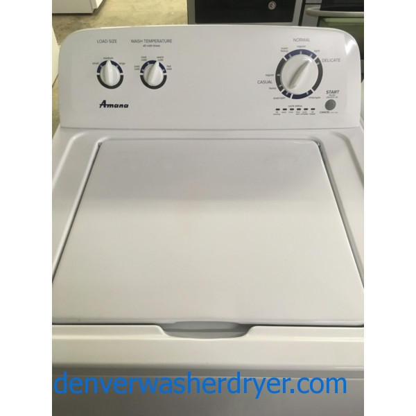 Awesome Amana Set, Electric, Agitator, 29″Wide, Quality Refurbished, 1-Year Warranty!