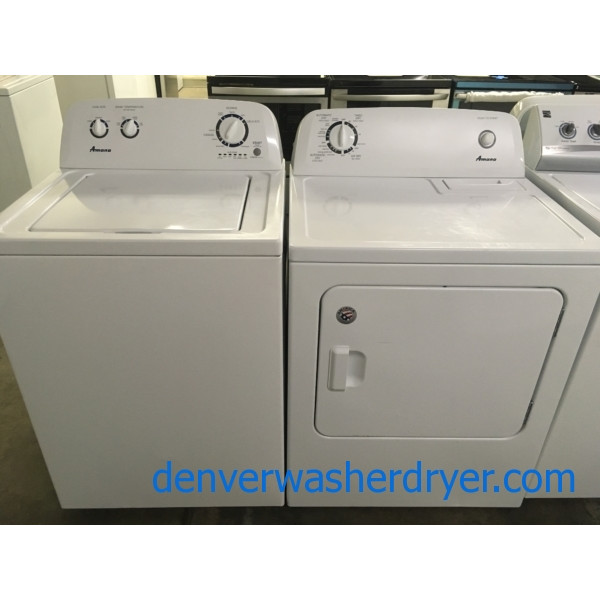 Awesome Amana Set, Electric, Agitator, 29″Wide, Quality Refurbished, 1-Year Warranty!