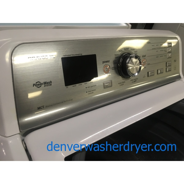 Awesome Maytag Bravos XL Washer, HE, WashPlate Style, Capacity 4.5 Cu