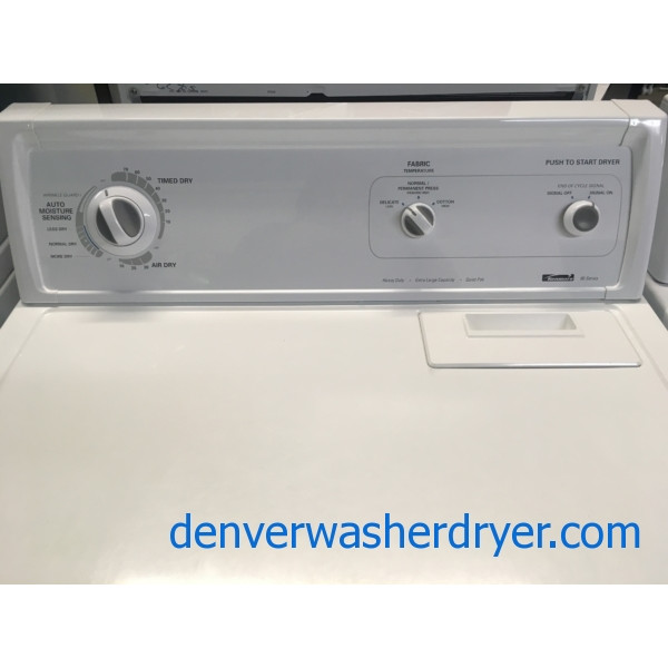 Kenmore 80 Series Set, Heavy-Duty, Electric, Agitator, Wrinkle Guard Option, 29″ Wide, Quality Refurbished, 1-Year Warranty!