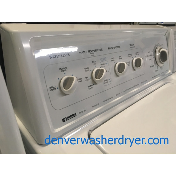 Lovely Kenmore Washer and Dryer Set, HeavyDuty, Electric, Agitator, 27