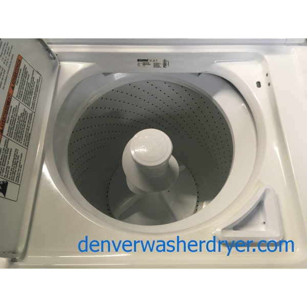 Kenmore 80 Series Set, Heavy-Duty, Electric, Agitator, Wrinkle Guard Option, 29″ Wide, Quality Refurbished, 1-Year Warranty!