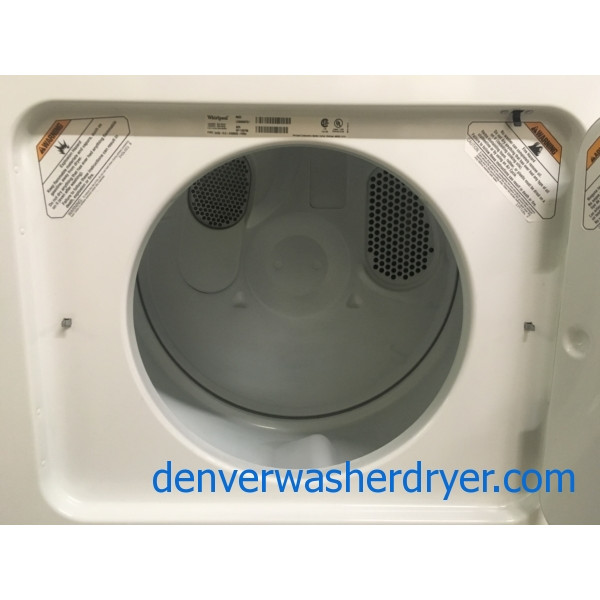 Whirlpool Washer and Dryer Set, Electric, Agitator, Quality Refurbished