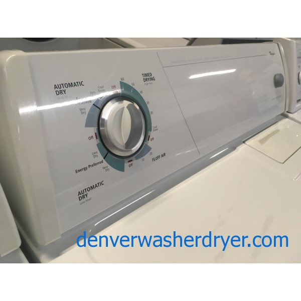Whirlpool Washer and Dryer Set, Electric, Agitator, Quality Refurbished, 1-Year Warranty!
