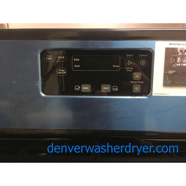 NEW!! FreeStanding Whirlpool Range, GAS, Stainless, 5 Burner, Under