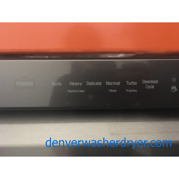 Great LG Dishwasher, Black Stainless, Built-In, Sensor Clean, Download Cycle, Quality Refurbished, 1-Year Warranty!