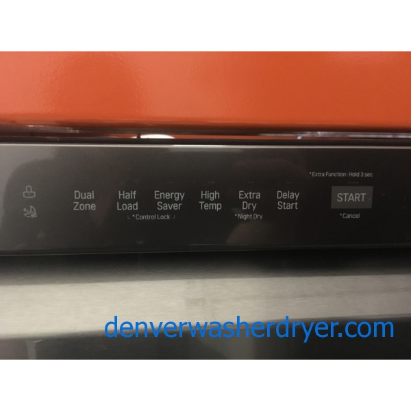 Great LG Dishwasher, Black Stainless, Built-In, Sensor Clean, Download Cycle, Quality Refurbished, 1-Year Warranty!
