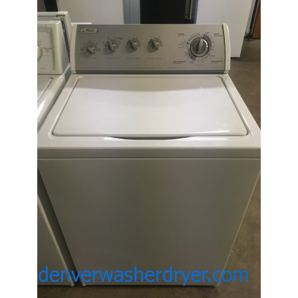 Mix-Match Whirlpool Ultimate Care II Washer, 29″ 220V Dryer, 1-Year Warranty!
