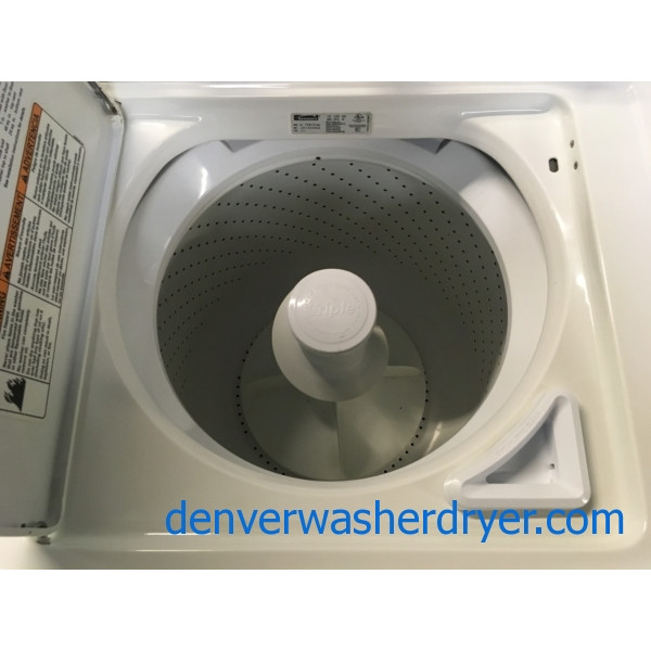 Nice Kenmore 80 Series Washer, Whirlpool Dryer, 220V, 29″ Wide, 1-Year Warranty!