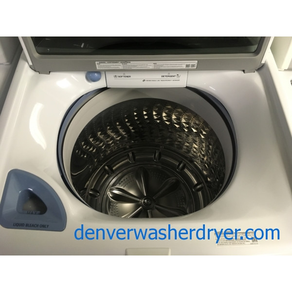 NEW!! Samsung AquaJet Washer, Deep Clean, Glass Lid, HE, Capacity 4.8