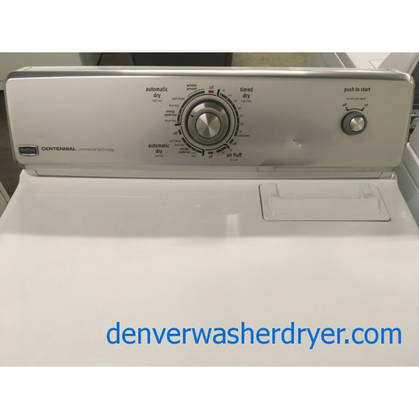 Maytag Dryer, Commercial Tech., 220V, 29″ Wide, Wrinkle Prevent Option, Capacity 7.0 Cu.Ft., Quality Refurbished, 1-Year Warranty!