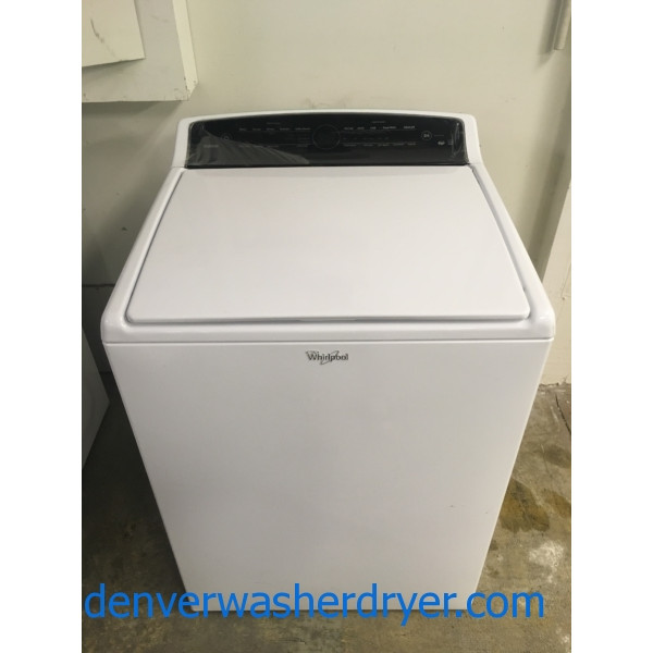 NEW!! Whirlpool Cabrio Top-Load Washer, HE, Energy-Star Rated, Stainless Drum, Wash-Plate, Sensor Wash, 1-Year Warranty!