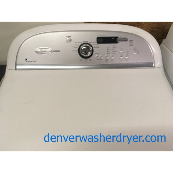 Wonderful Whirlpool Cabrio Dryer, 29″ Wide, Wrinkle Shield, Capacity 7.6 Cu.Ft., 220V, Quality Refurbished, 1-Year Warranty!