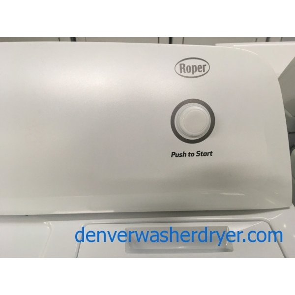 Nice Roper by Whirlpool Dryer, 220V, 29" Wide, Capacity 7.0 Cu.Ft