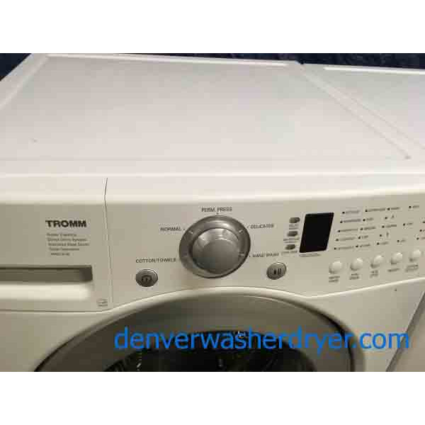 Luxurious LG Front Load Stackable Washer and Dryer with 1-Year Warranty!