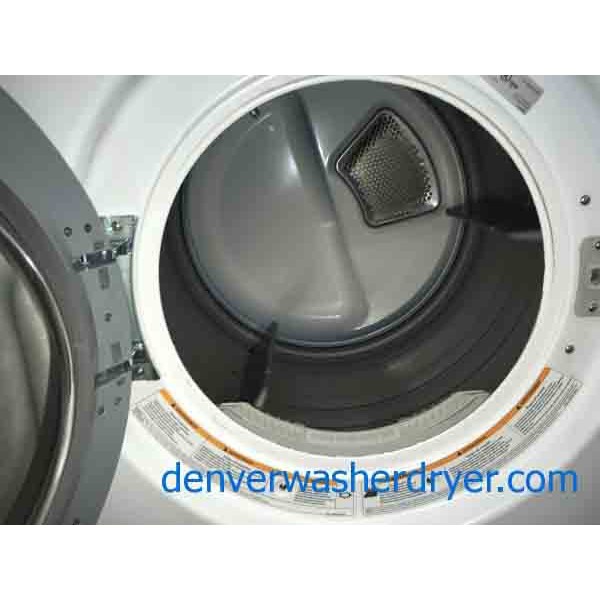 Luxurious LG Front Load Stackable Washer and Dryer with 1-Year Warranty!