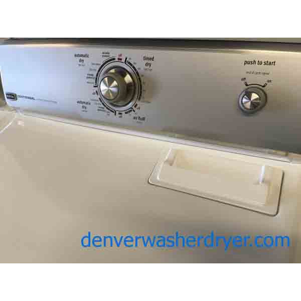Amazing Maytag Washer and Dryer Set, 1-Year Warranty with fridge 3188