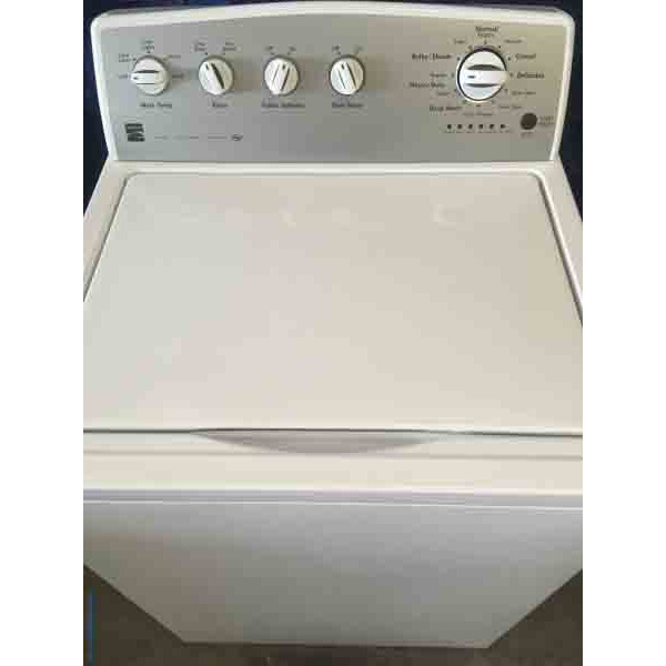 Single White HE Kenmore Washer