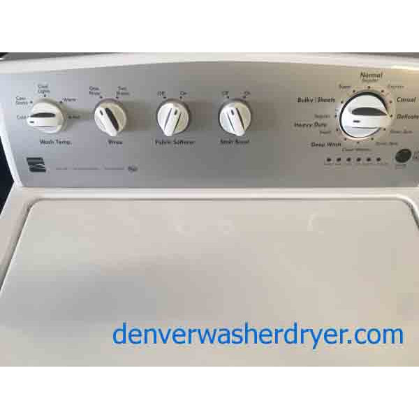 Single White HE Kenmore Washer