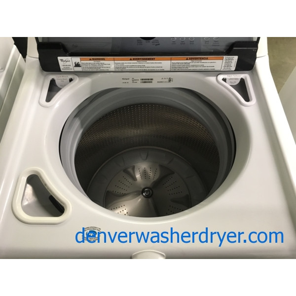 Wonderful Whirlpool Cabrio Platinum Washer, Steam Dryer, Electric, 1-Year Warranty!