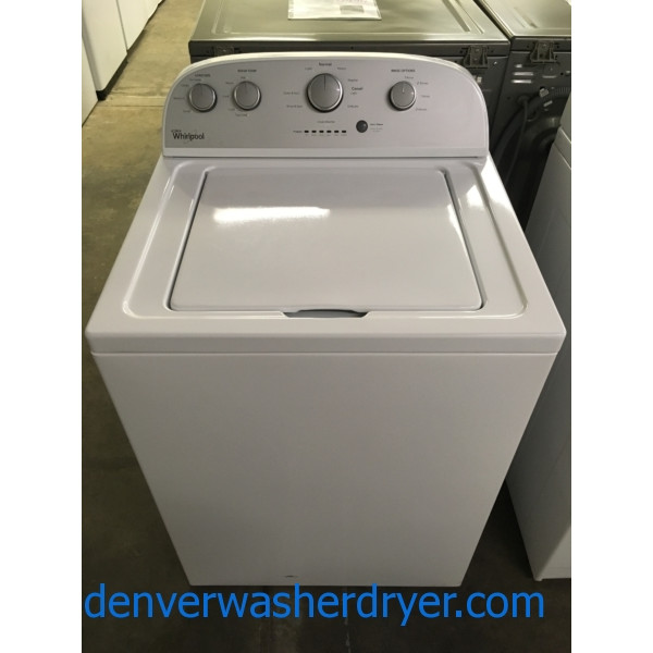 Great Whirlpool Washer, Capacity 3.6 Cu.Ft., Agitator, Clean Washer
