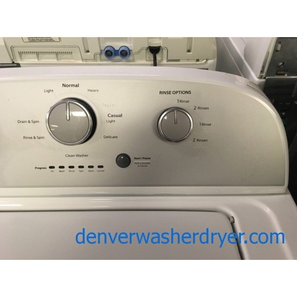 Lovely Whirlpool Washer, Agitator, Capacity 3.6 Cu.Ft., Extra-Rinse Option, Quality Refurbished, 1-Year Warranty!