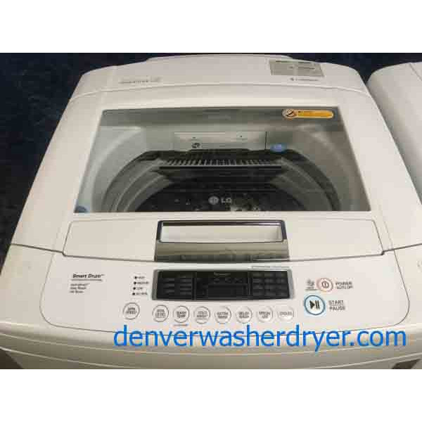 Direct Dive LG Top Loading Energy Star Washer with Matching Dryer!