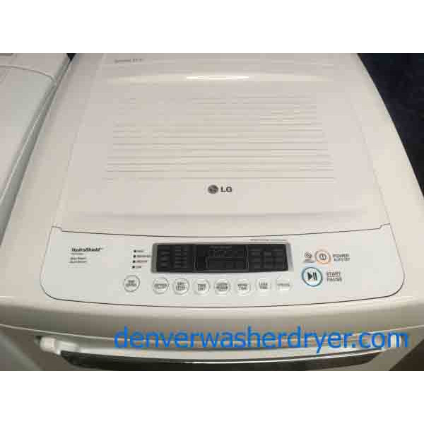 Direct Dive LG Top Loading Energy Star Washer with Matching Dryer!