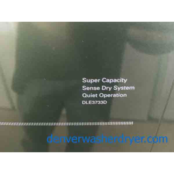 Green LG FL Washer with Matching Dryer