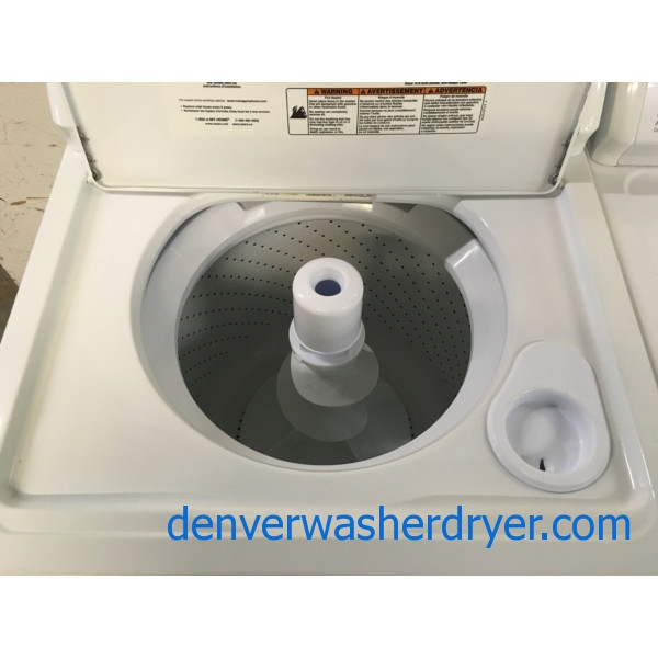 Great Kenmore 600 Series Set, Agitator, 220V, 29″ Wide, Washer Capacity 3.2 Cu.Ft., Wrinkle Guard Option, Quality Refurbished, 1-Year Warranty!