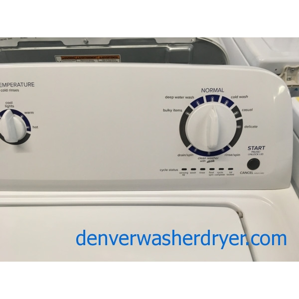Newer AMANA Washer, Agitator, Capacity 3.5 Cu.Ft., HE, AutoLoad