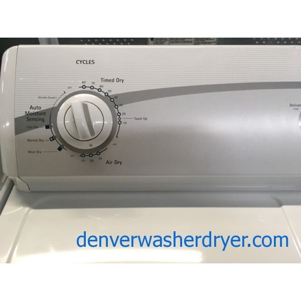 Great Kenmore 600 Series Set, Agitator, 220V, 29″ Wide, Washer Capacity 3.2 Cu.Ft., Wrinkle Guard Option, Quality Refurbished, 1-Year Warranty!