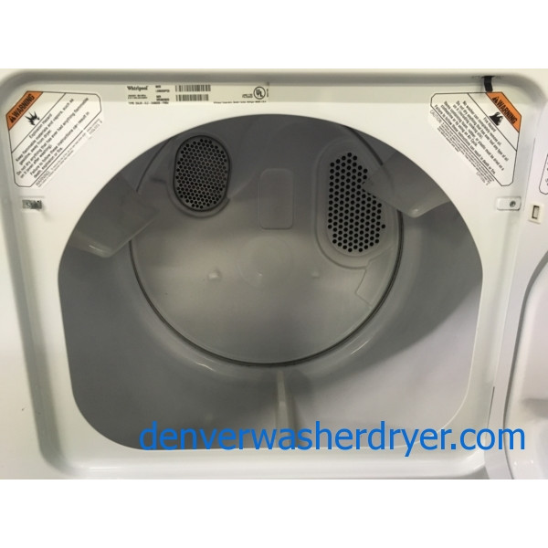 Wonderful Whirlpool Dryer, Commercial Quality, 29″ Wide, 220V, Capacity 7.0 Cu.Ft., Quality Refurbished, 1-Year Warranty!
