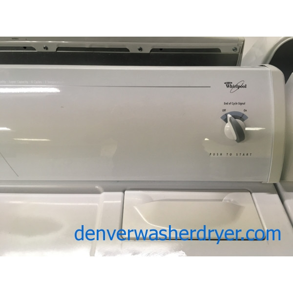 Wonderful Whirlpool Dryer, Commercial Quality, 29″ Wide, 220V, Capacity 7.0 Cu.Ft., Quality Refurbished, 1-Year Warranty!