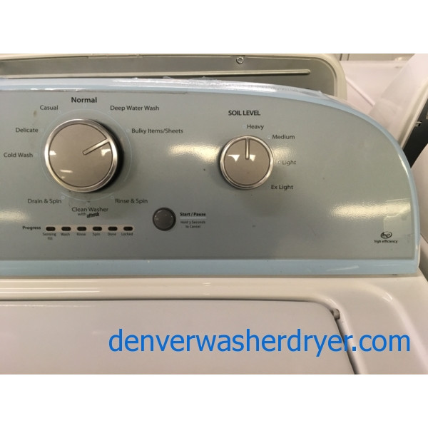 Great Whirlpool Washer, HE, Agitator, Auto-Load Sensing, Capacity 3.5 Cu.Ft., Quality Refurbished, 1-Year Warranty!