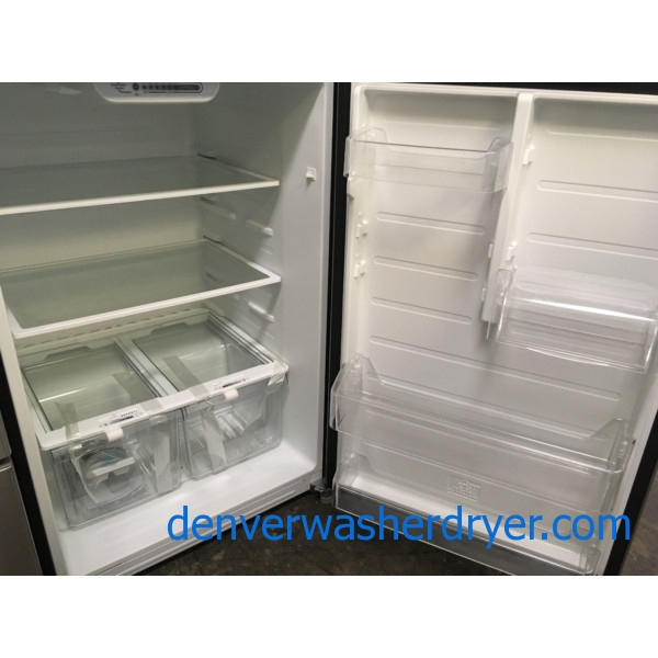 NEW!! Insignia TopMount Refrigerator, Stainless, Capacity 18.0 Cu.Ft