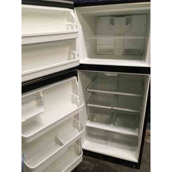 Cheap Used Refrigerator With 1-Year Warranty, Frigidaire, 21 Cu. Ft. in Silver Mist