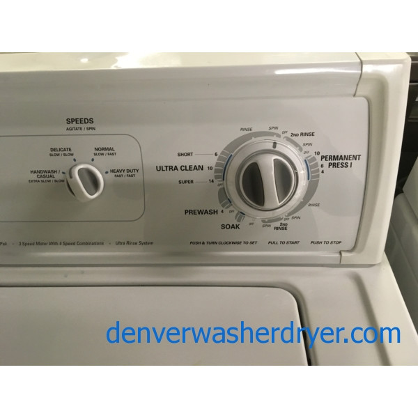 Kenmore 70 Series Washer, Heavy-Duty, Agitator, 3.2 Cu.Ft. Capacity, Ultra Rinse System, Quality Refurbished, 1-Year Warranty!