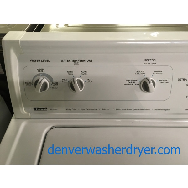 Kenmore 70 Series Washer, Heavy-Duty, Agitator, 3.2 Cu.Ft. Capacity, Ultra Rinse System, Quality Refurbished, 1-Year Warranty!