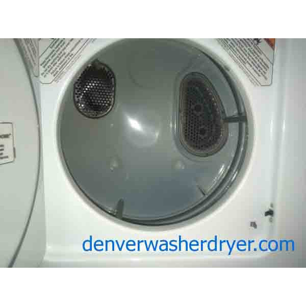 24" Wide Stacked (Unitized) Laundry Center, HeavyDuty DirectDrive