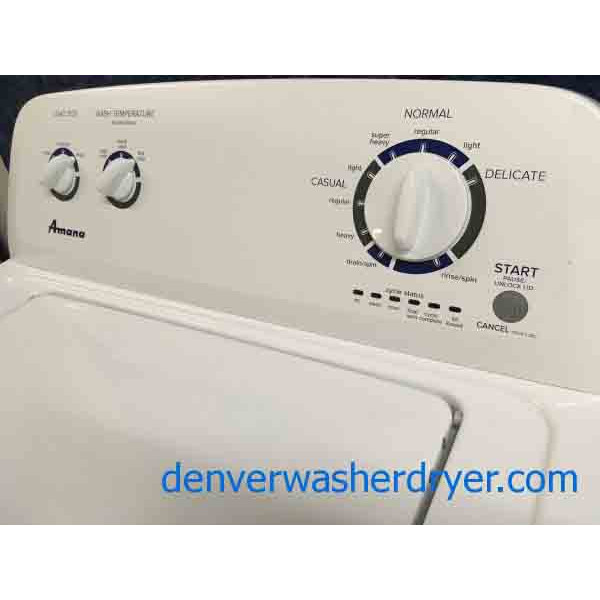 Amana(Maytag) Washer Dryer Set, DirectDrive, Super Capacity, 220v