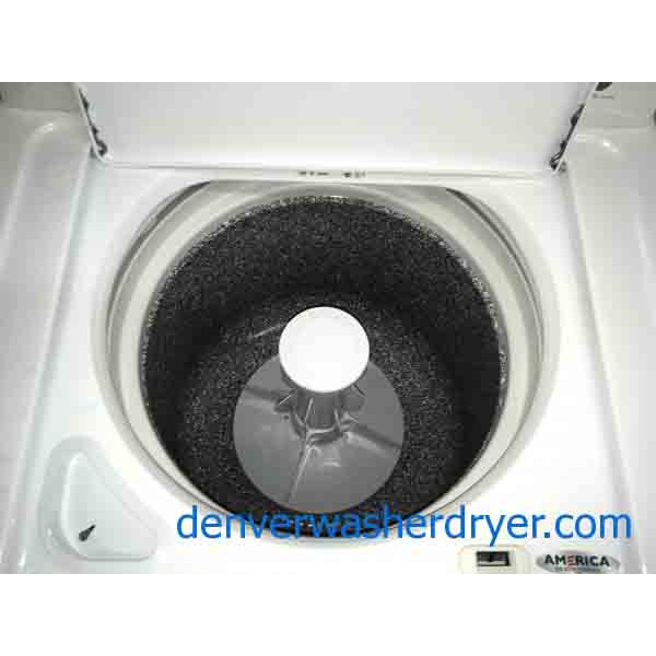 Amana(Maytag) Washer Dryer Set, Direct-Drive, Super Capacity, 220v & Used LG Touch Electric Range With Convection Oven!