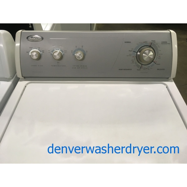 Whirlpool Heavy-Duty Washer, 3.2 Cu.Ft. Capacity, Agitator, Extra-Rinse Option, Quality Refurbished, 1-Year Warranty!