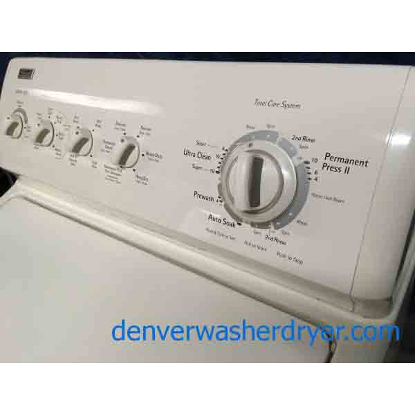 Single Bisque Kenmore Elite DirectDrive Washer with 1Year Warranty