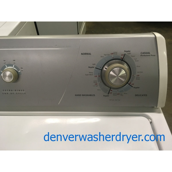 Whirlpool Heavy-Duty Washer, 3.2 Cu.Ft. Capacity, Agitator, Extra-Rinse Option, Quality Refurbished, 1-Year Warranty!